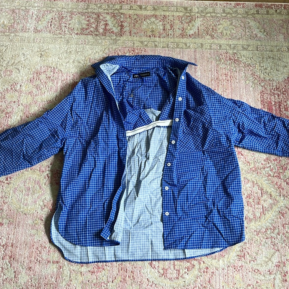 Zara Button Down And Matching Top - image 1